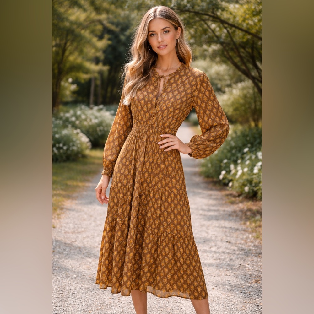 Tuckernuck Gold Maxi Dress